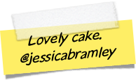 Lovely cake. @jessicabramley